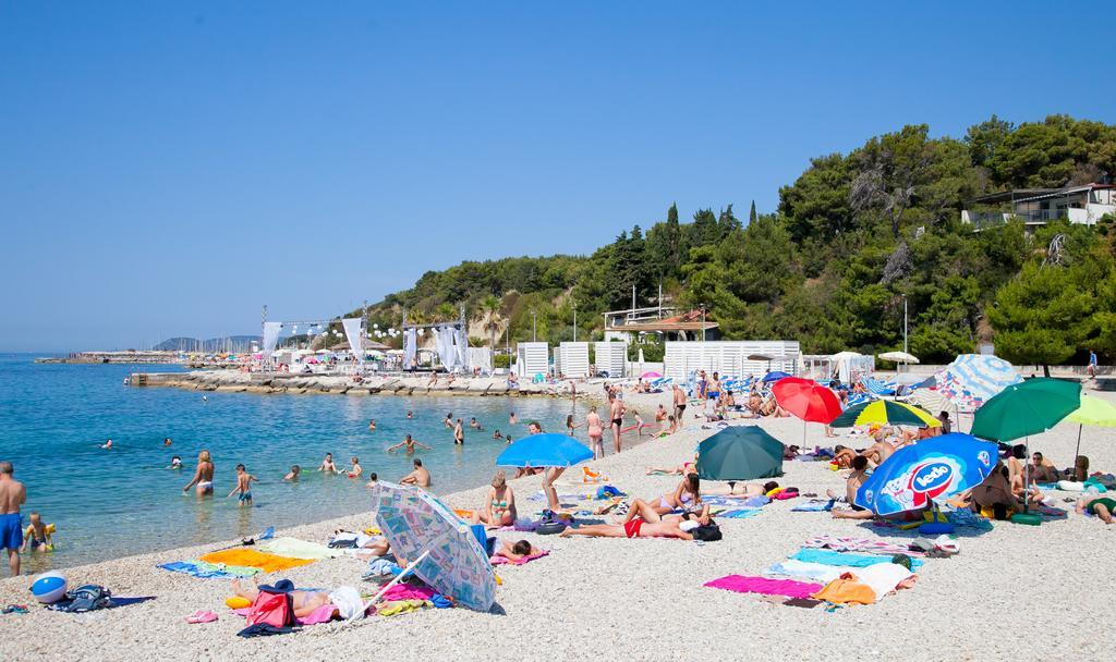 Luxury Beach Front Apt With Seaside View And Free Parking Split Exteriör bild